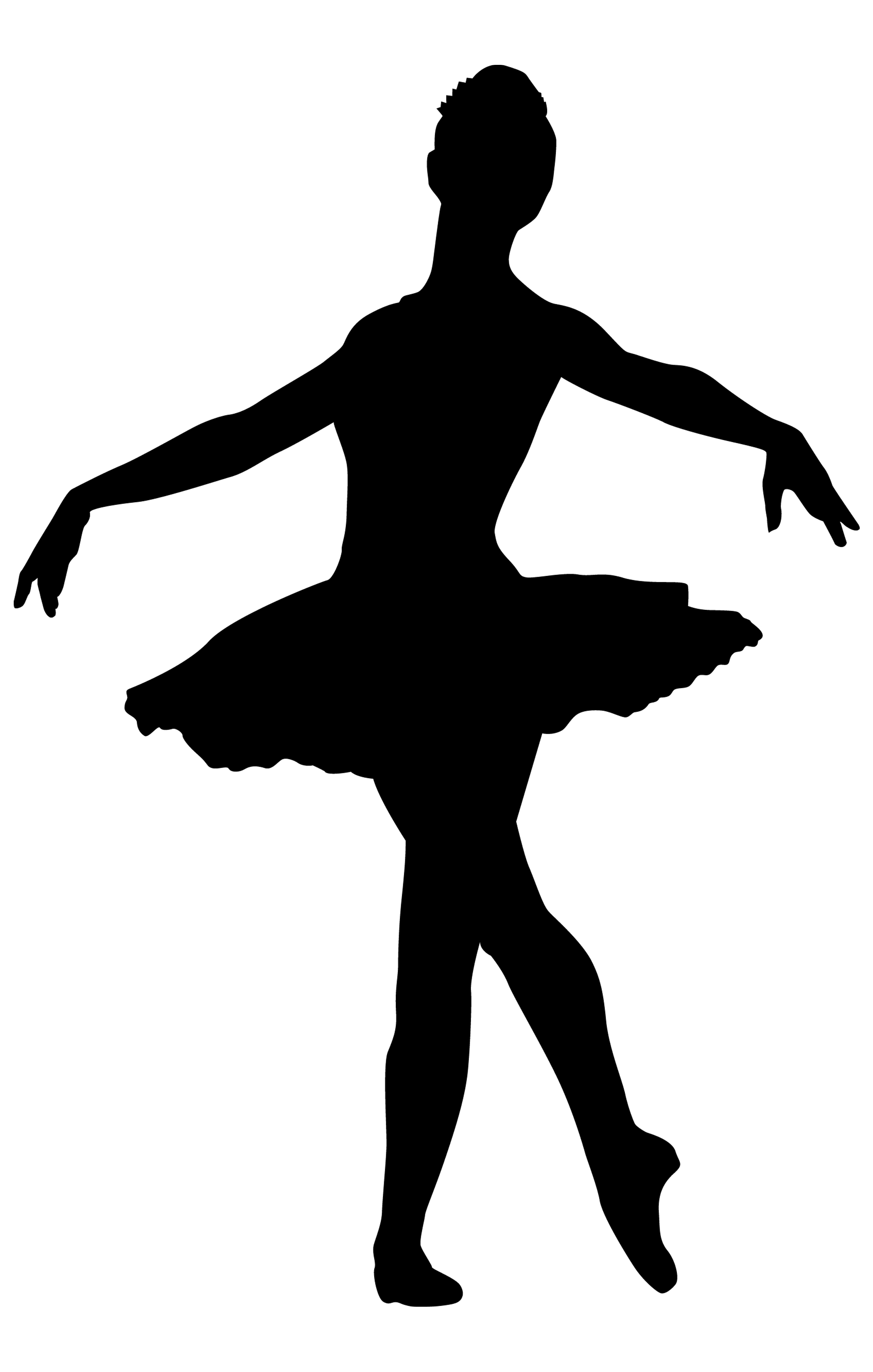 dance silhouette coloring pages - photo #20